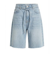 Club L'avenir |  Denim baggy short Elva | blue