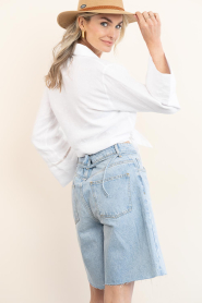 Club L'avenir :  Denim baggy short Elva | blue - img8
