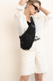 Club L'avenir |  Denim baggy short Elva | natural | Picture 5