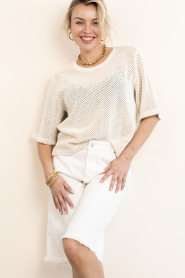 Club L'avenir |  Openwork top Olea | natural | Picture 2