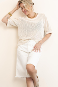 Club L'avenir |  Openwork top Olea | natural | Picture 5