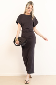 Club L'avenir |  Jersey maxi dress Morana | brown | Picture 3