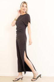 Club L'avenir |  Jersey maxi dress Morana | brown | Picture 6