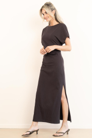 Club L'avenir |  Jersey maxi dress Morana | brown | Picture 7