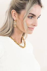 Little Soho |  Earrings Jill | gold | Picture 2