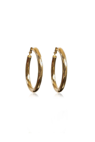 Little Soho |  Earrings Oval | gold | Picture 1