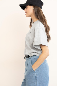Haute L'Amitié |  Basic T-shirt Crew | grey melange | Picture 6