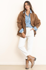 Ivylee Copenhagen :  Leather ankle boots Corrie | camel - img2