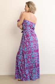 The Belle of the Beach |  Strapless dress Maya | burgundy | Picture 8