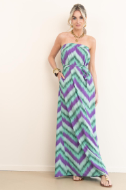 The Belle of the Beach |  Strapless dress Maya | green | Picture 2
