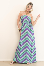 The Belle of the Beach |  Strapless dress Maya | green | Picture 3