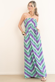 The Belle of the Beach |  Strapless dress Maya | green | Picture 4