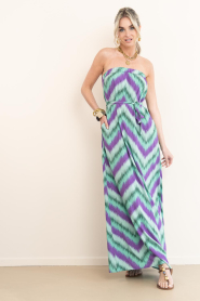 The Belle of the Beach |  Strapless dress Maya | green | Picture 6