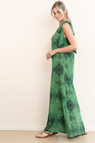 The Belle of the Beach :  One-shoulder maxi dress Ella | green - img9