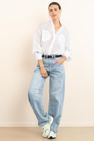 Haute L'Amitié :  Barrel jeans Drew | blue - img2