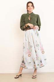 Toral :  Leather heels Rocio | moss green - img2