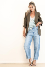 Toral :  Leather heels Rocio | moss green - img2
