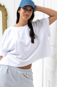 American Vintage |  Boxy fit t-shirt Gix with logo | white | Picture 2