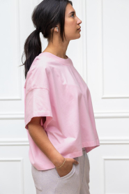 American Vintage |  Boxy fit t-shirt Gix with logo | pink | Picture 5