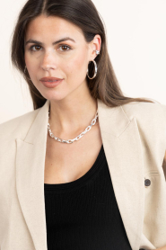 Little Soho |  Earrings Cilly Medium | silver | Picture 3