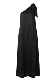 The Belle of the Beach |  One-shoulder maxi-dress Ella | black | Picture 1