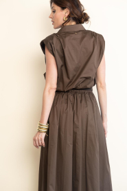 Ibana |  Sleeveless bomber blouse Tanai | brown | Picture 6