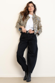 Ibana |  Leather jacket with print Jaylin | animal print | Picture 3