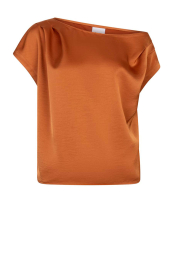 Dante6 |  Satin waterfall top Roam | brunt orange | Picture 1