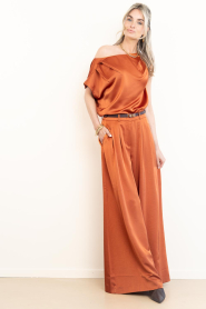 Dante6 |  Satin waterfall top Roam | brunt orange | Picture 3