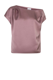 Dante6 |  Satin waterfall top Roam | plum | Picture 1