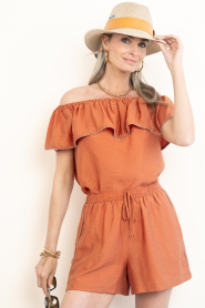 Dante6 |  Off shoulder top Marais | brunt orange | Picture 4