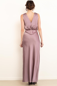 Dante6 |  Satin maxi dress Marcia | plum | Picture 6