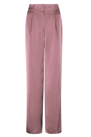 Dante6 |  Satin wide leg pants Jewels | plum