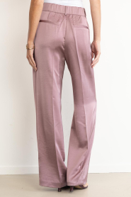Dante6 |  Satin wide leg pants Jewels | plum | Picture 6