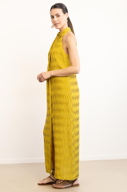 Dante6 |  Halter maxi dress Praia | yellow | Picture 6