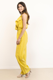 Dante6 |  Jumpsuit with ruffles Orlune | yellow | Picture 8