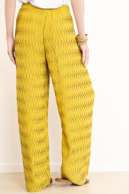 Dante6 |  Plissé trousers Maren | yellow | Picture 7