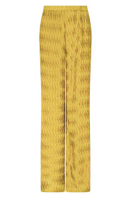 Dante6 |  Plissé trousers Maren | yellow | Picture 1