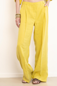 Dante6 |  Wide nleg trousers Renea | yellow | Picture 5