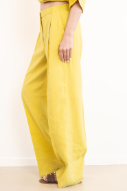 Dante6 |  Wide nleg trousers Renea | yellow | Picture 6