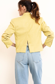 Dante6 :  Viscose blend blazer Reyes | yellow - img9