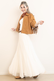 Dante6 |  Tulle maxi skirt Taryn  | natural | Picture 4