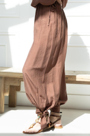 Dante6 |  Tencel balloon pants Bowen | brown  | Picture 6