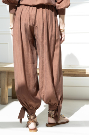 Dante6 |  Tencel balloon pants Bowen | brown  | Picture 7