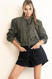 Haute L'Amitié |  Denim short Flip | black | Picture 5
