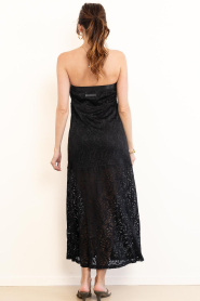 Haute L'Amitié :  Tight dress with lace Summer | black - img8