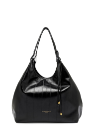 Gianni Chiarini |  Leather shoulder bag with print Dua