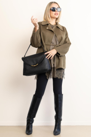 Gianni Chiarini :  Structured leather bag Bea | black - img3