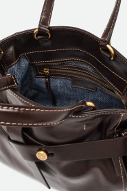Gianni Chiarini :  Ralph leather hand bag Miranda | brown - img6