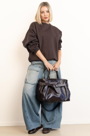 Gianni Chiarini :  Ralph leather hand bag Miranda | brown - img4